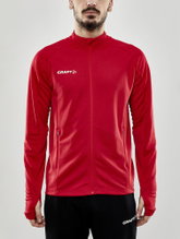 Craft Trainingsjacke Evolve Full Zip - strapazierfähige Mid-Layer-Jacke aus Stretchmaterial - rot Herren